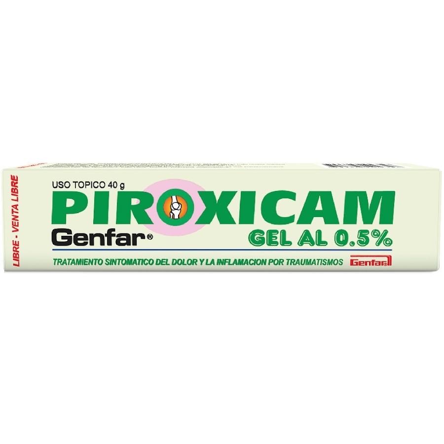 Piroxicam Genfar 0.5% Gel Tubo X40G.