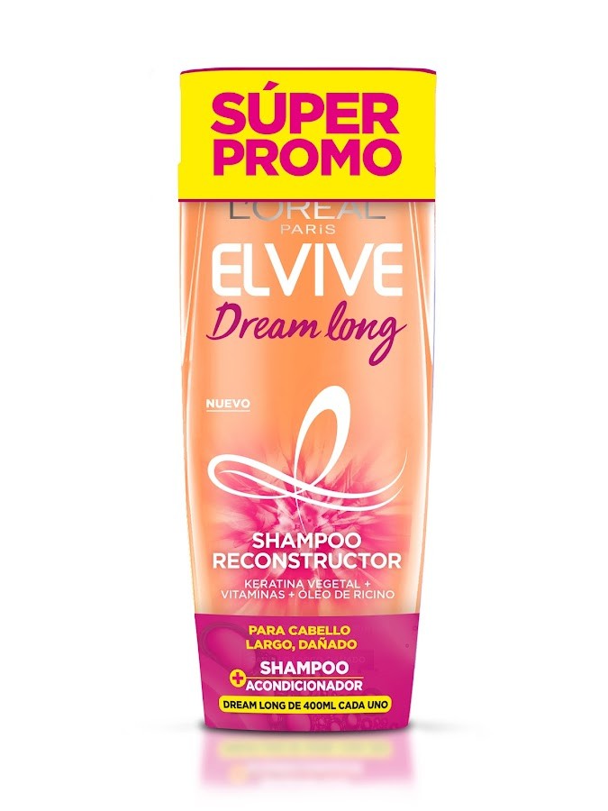 $Oft Shampoo + Acondicionador Elvive Dream Long X400ml