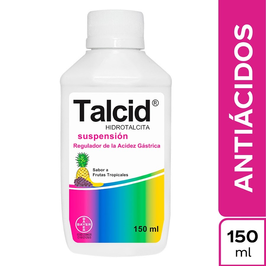 Talcid Frutas Tropicales 10g Suspensión Caja x150ml BAYER Hidrotalcita