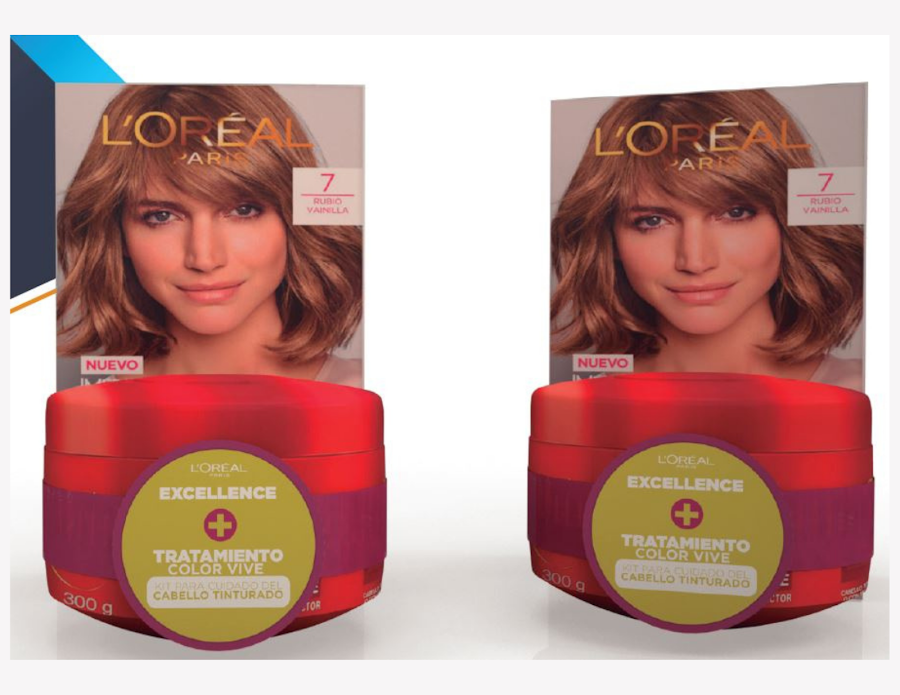 Oferta Tinte Loreal Excellence 7 Rubio Vainilla + Tratamiento Color Vive