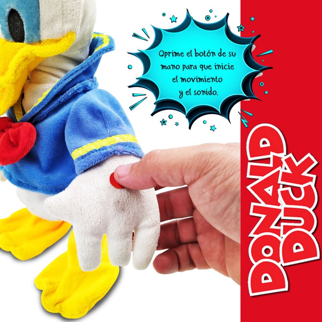 PATO DONALD JUEGOS JUGUETES DISNEY DIDÁCTICO NIÑOS MUÑECOS PELUCHE