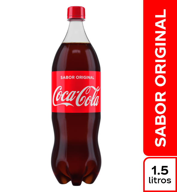 Gaseosa Coca-Cola Original Botella x 1.5Litros
