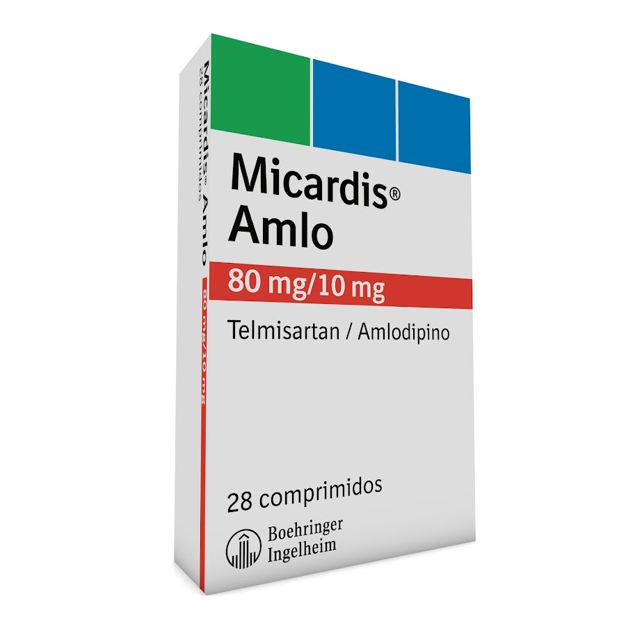 Micardis Amlo 80/10Mg Caja X28Com. Boehringer Telmisartán Amlodipino