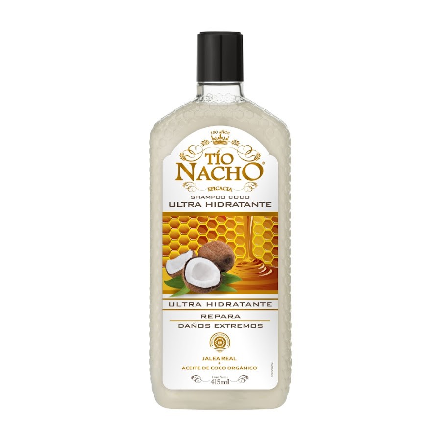 Shampoo Capilar Tío Nacho Ultrahidratante Coco 415 ML