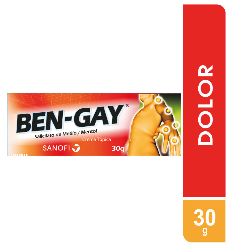Bengay Dolores Articulares Crm. Tbo X30G. San Salicilato Metilo Mentol