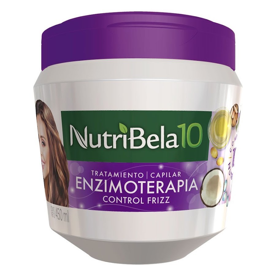 Tratamiento Capilar Nutribela Enzimoterapia Control Frizz X 450 ML