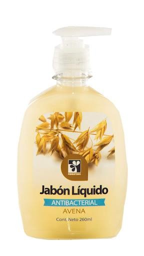 Jabón Farmatodo Liquido Antibacterial Avena X260Ml.