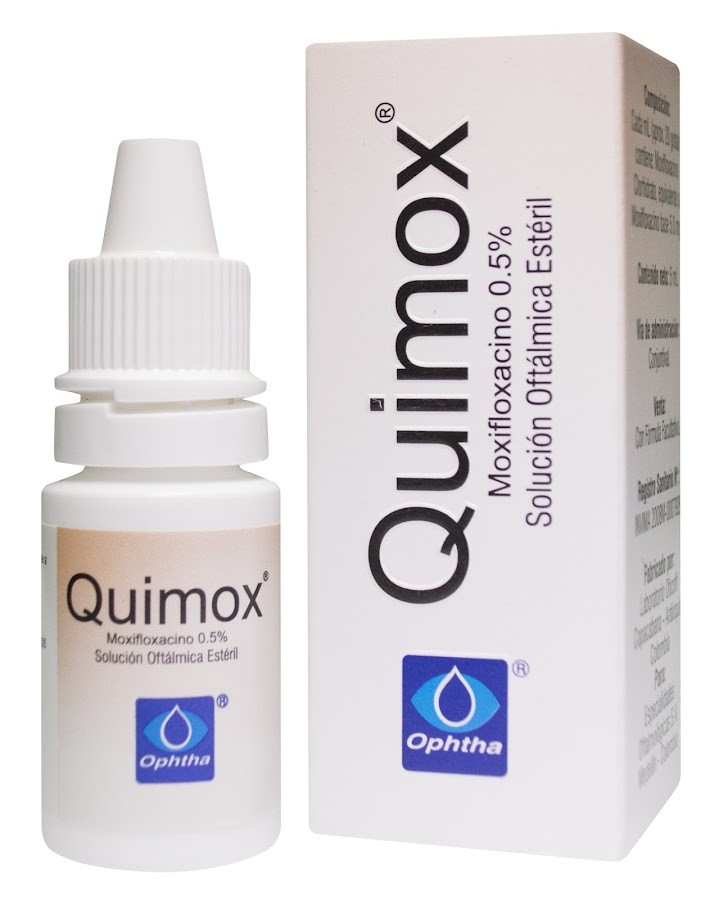 Quimox 0.5% Gotas Oft. Frasco X5Ml. Arbofarma Moxifloxacino