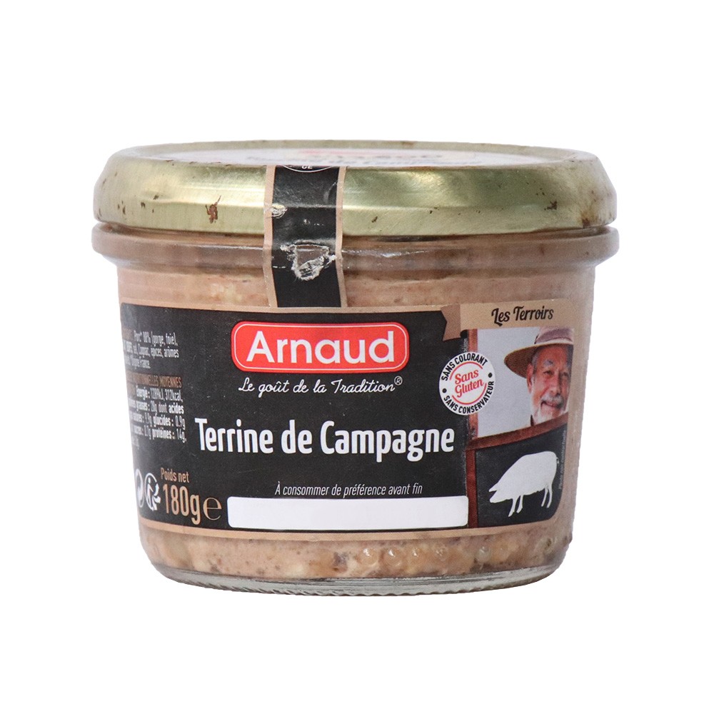 PATE TERRINE DE CERDO DE CAMPAÃ�A X 180