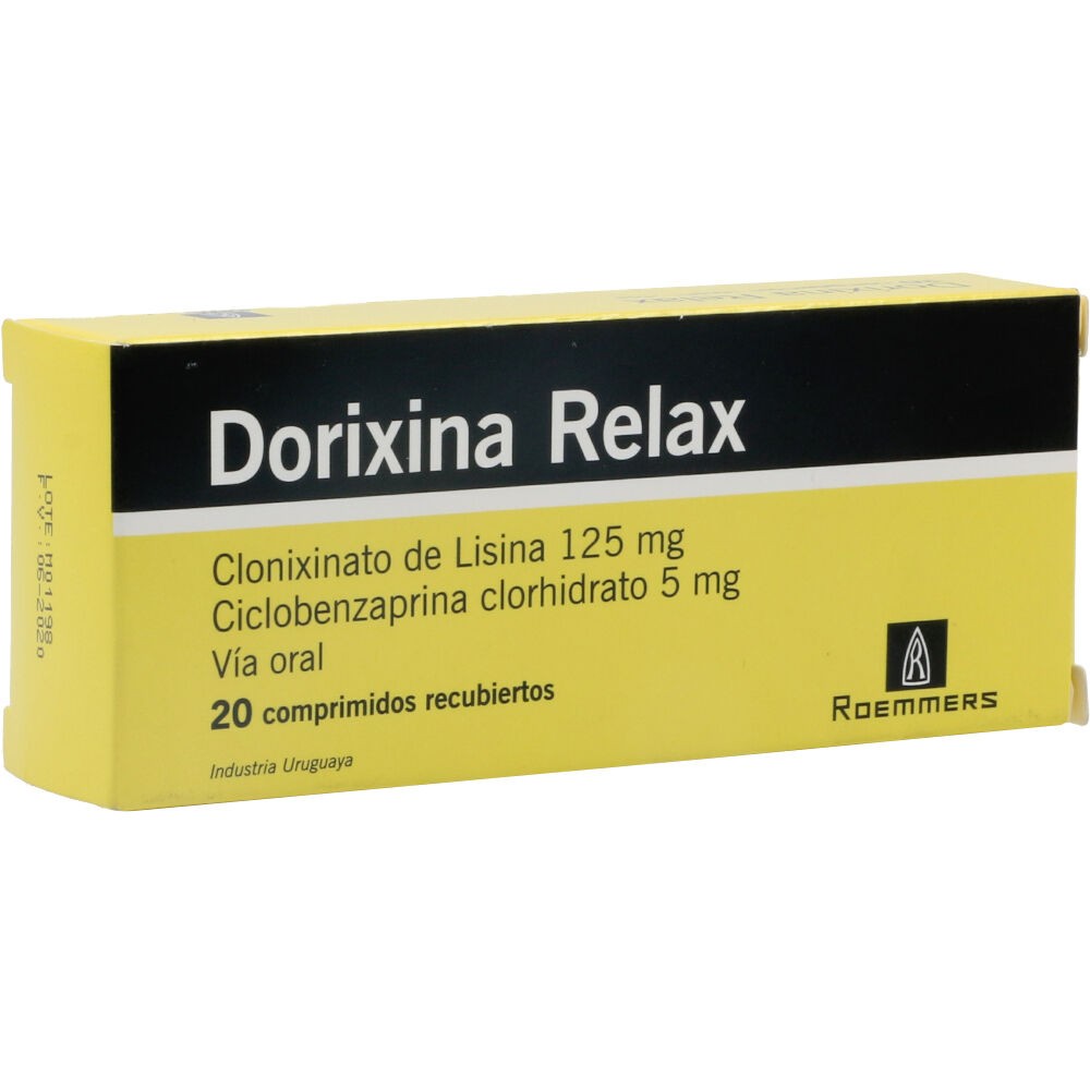 DORIXINA RELAX  X 20 COMP