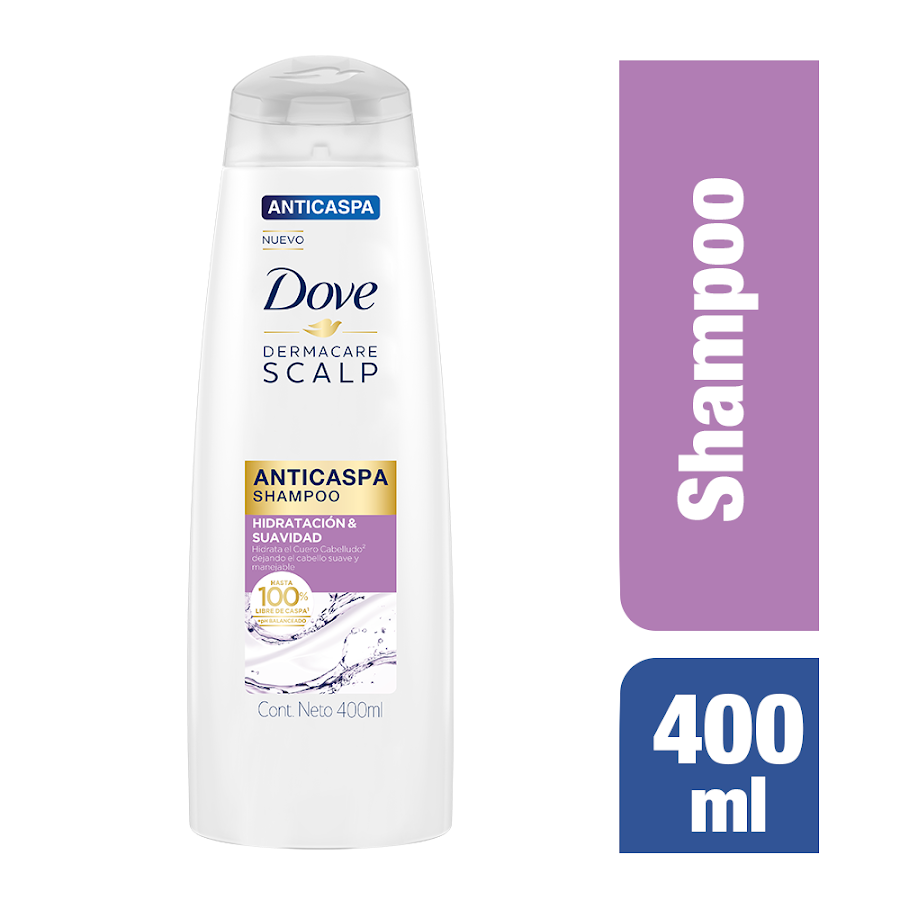 Shampoo DOVE Hidratacion Y Suavidad x 400ml