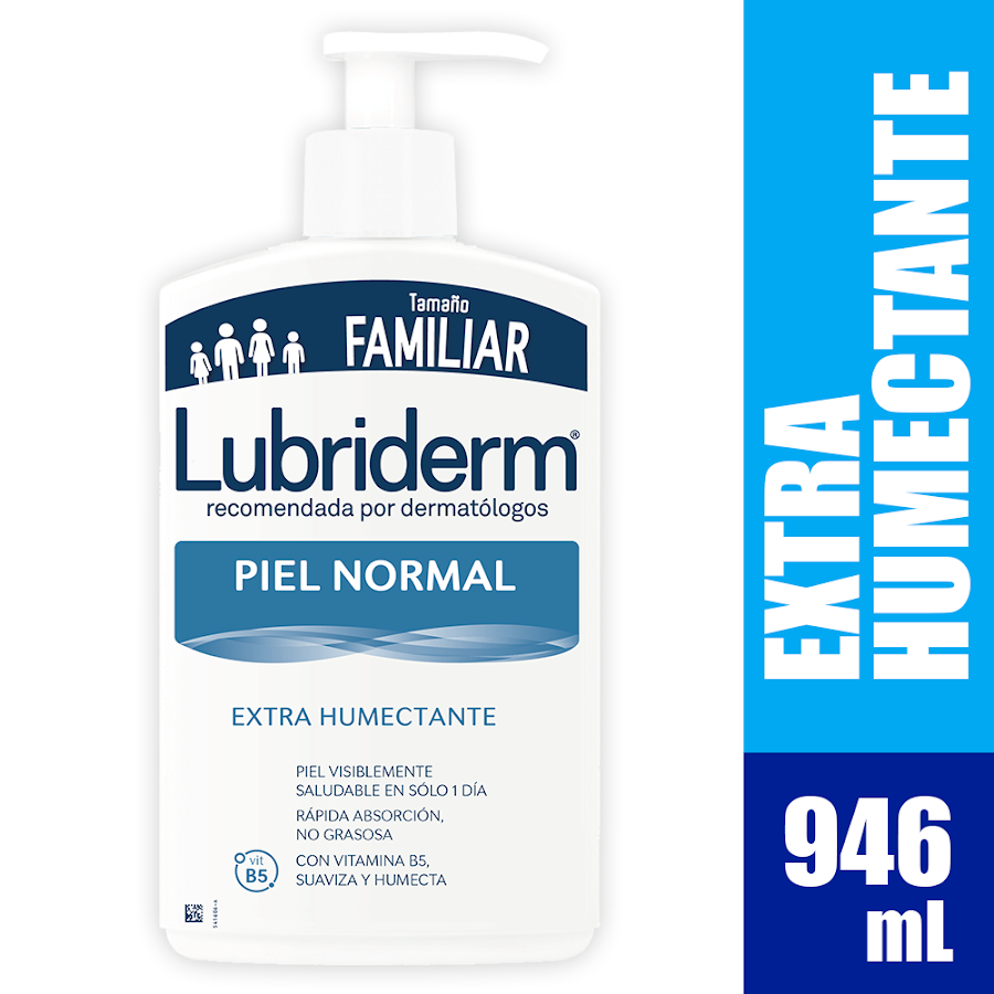 CREMA LUBRIDERM EXTRA HUMECTANTE VÁLVULA 24H X946ML