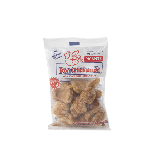 Chicharrones Don Chicharrón Sabor Picante Paquete x 35 Gramos