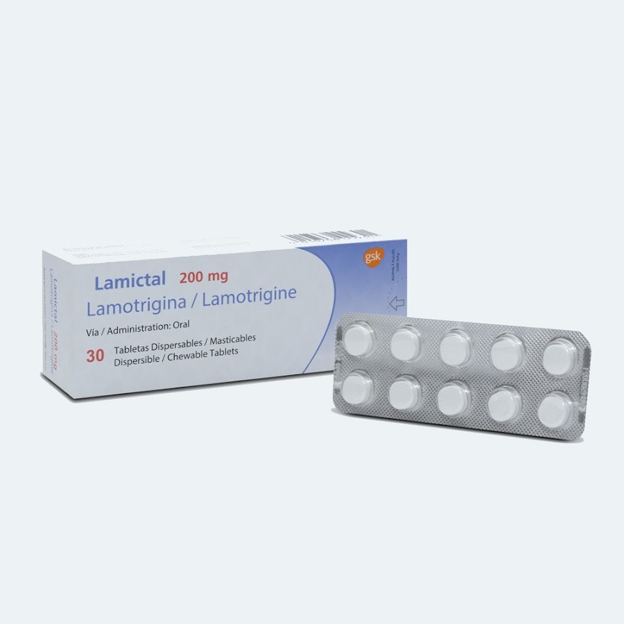 Lamictal 200mg Lamotrigina 200mg GSK caja x 30