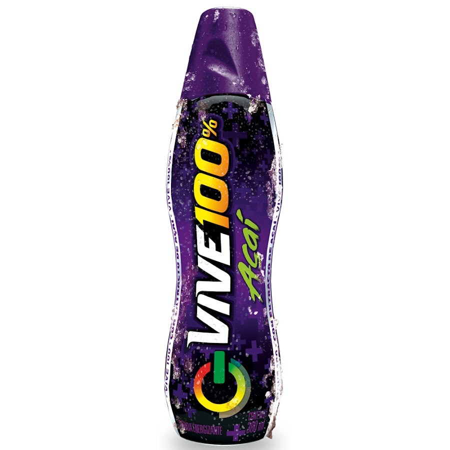 Bebida Energizante Vive 100 Azaí X380ml