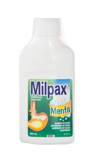 Milpax Menta Fco.x360Ml.Farma Alginato de Sodio Bicarbonato Calcio