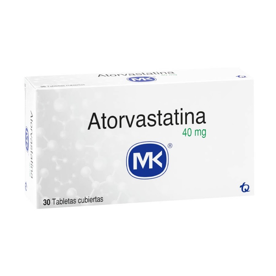 ATORVASTATINA MK 40MG TABLETAS CAJA X30TAB.