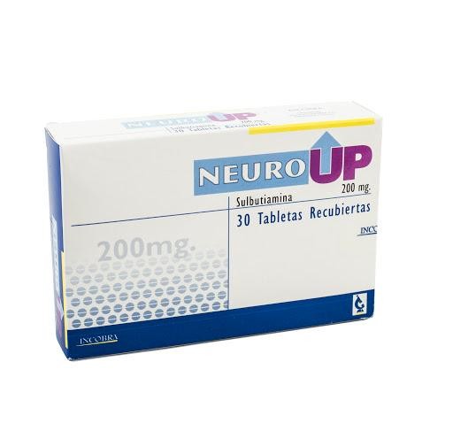 Neuro Up 200Mg Tabletas Caja x30Tab. Incobra Sulbutiamina