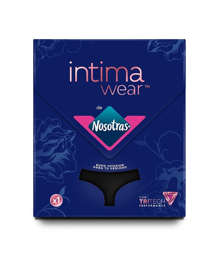 Panty Nosotras Hipster Black Talla L x 1Und