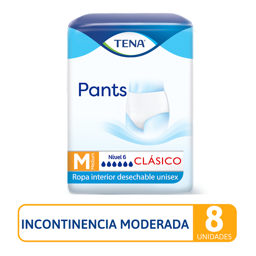 Ropa Interior Absorbente TENA Pants Clásico Mx8