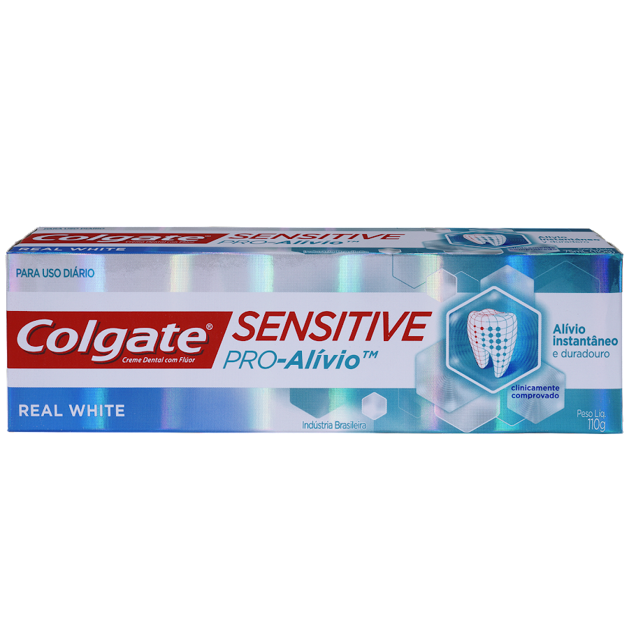 CREMA DENTAL COLGATE SENSITIVE PRO-ALIVIO REAL WHITE X75ML.