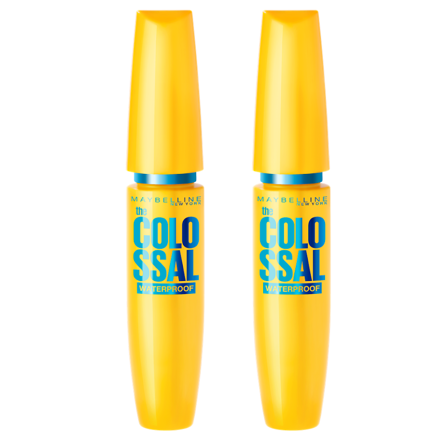 $Oferta Pestañina Maybelline The Colossal Waterproof x 2Und