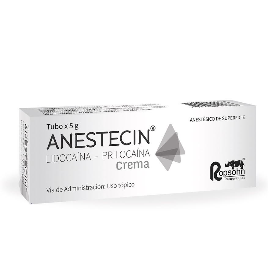 Anestecin Crema Tubo X5G. Rophson Lidocaína Prilocaína