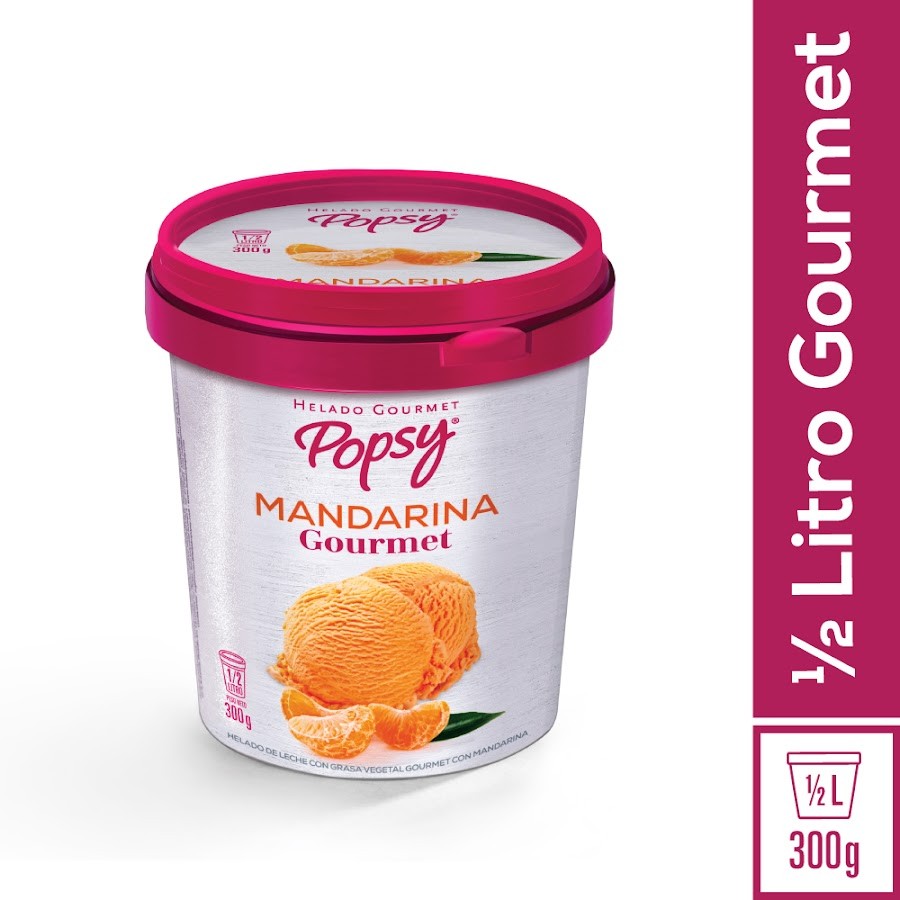 Helado POPSY Mandarina x300g.