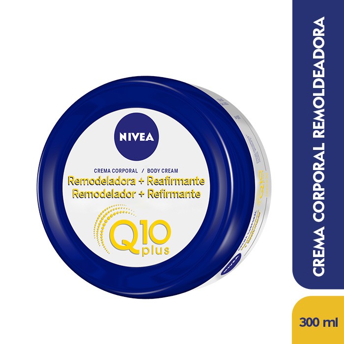 Crema Reafirmante Nivea Q10 Plus x 300Ml