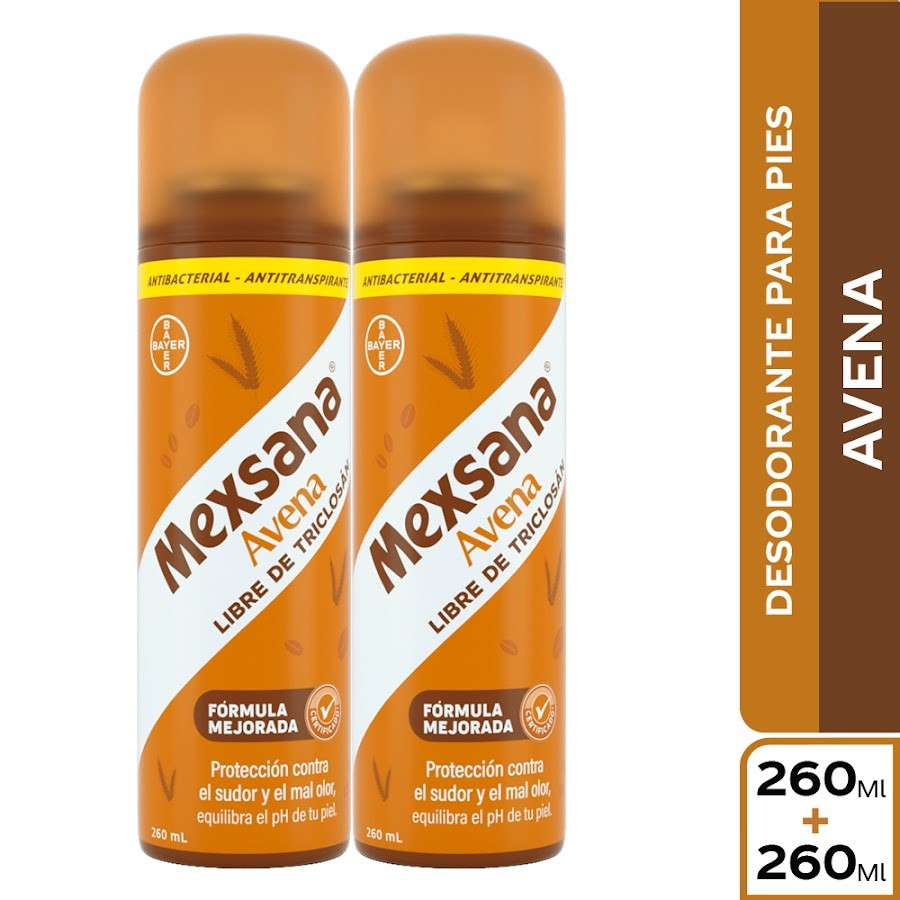 OFT Antitranspirante Mexsana Avena Spray NF Precio Especial x 2 Unidades