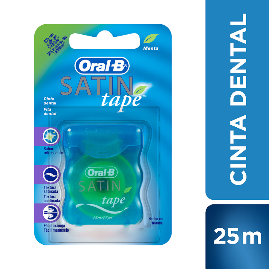 HILO DENTAL ORAL-B SATINTAPE MENTA X25M