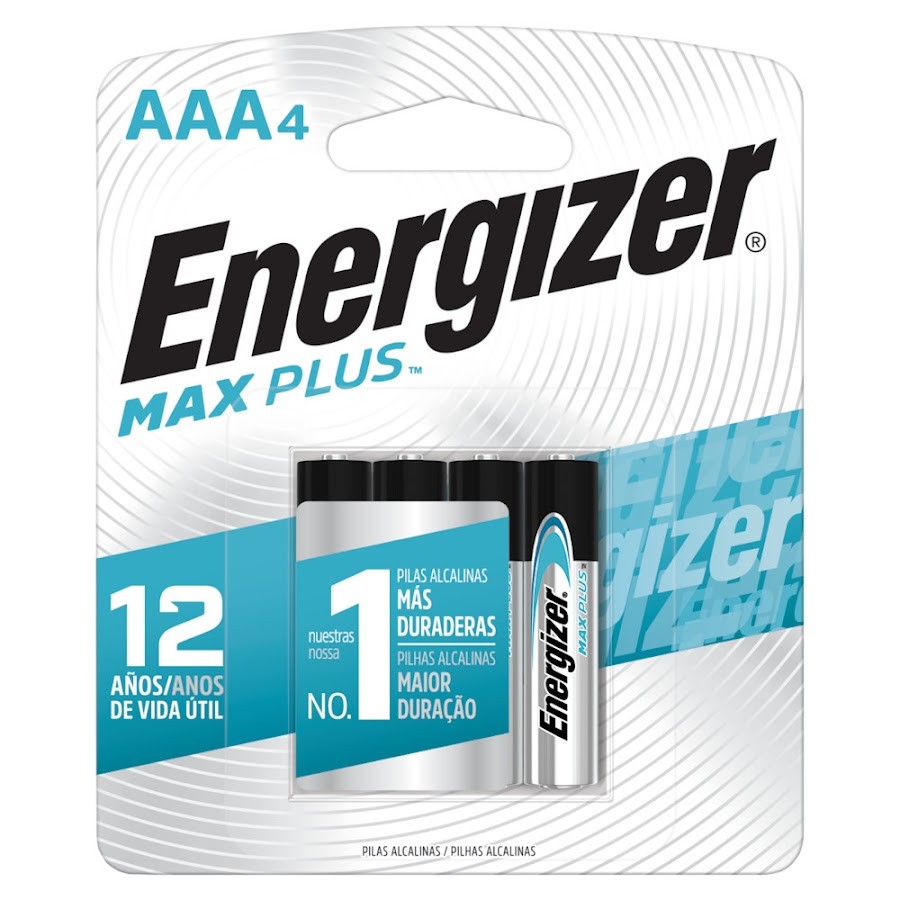Pila Energizer Max Plus AAA-4 Caja x 4Und