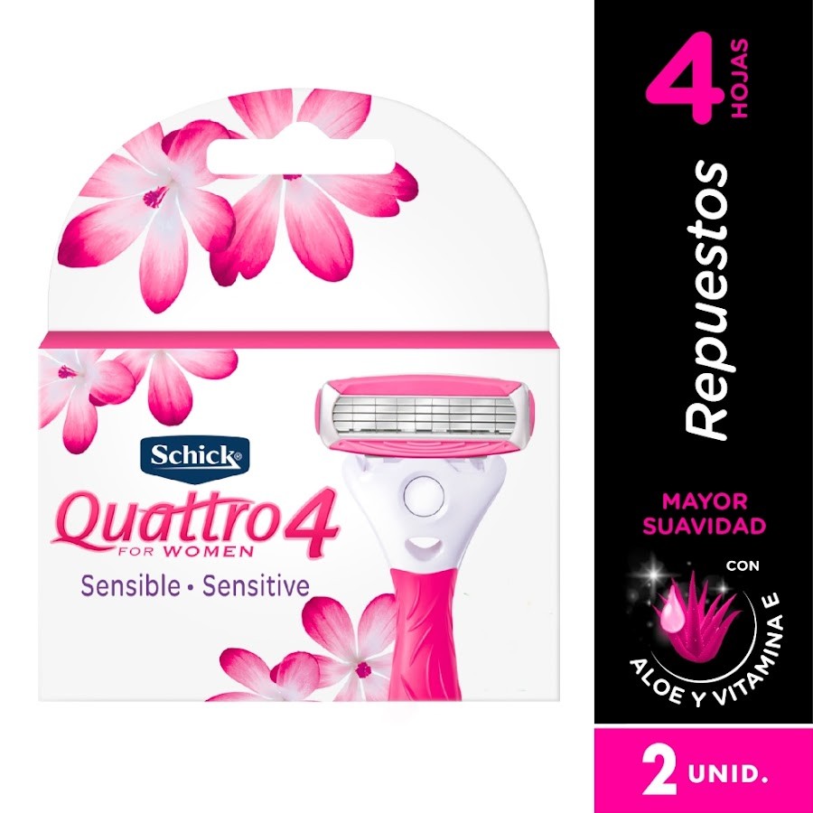 Repuesto SCHICK Quattro Women x2Und.