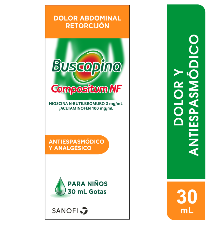 Buscapina Compositum NF Got.Fco.x30Ml. BOE N-Butil Bromuro de Hioscina