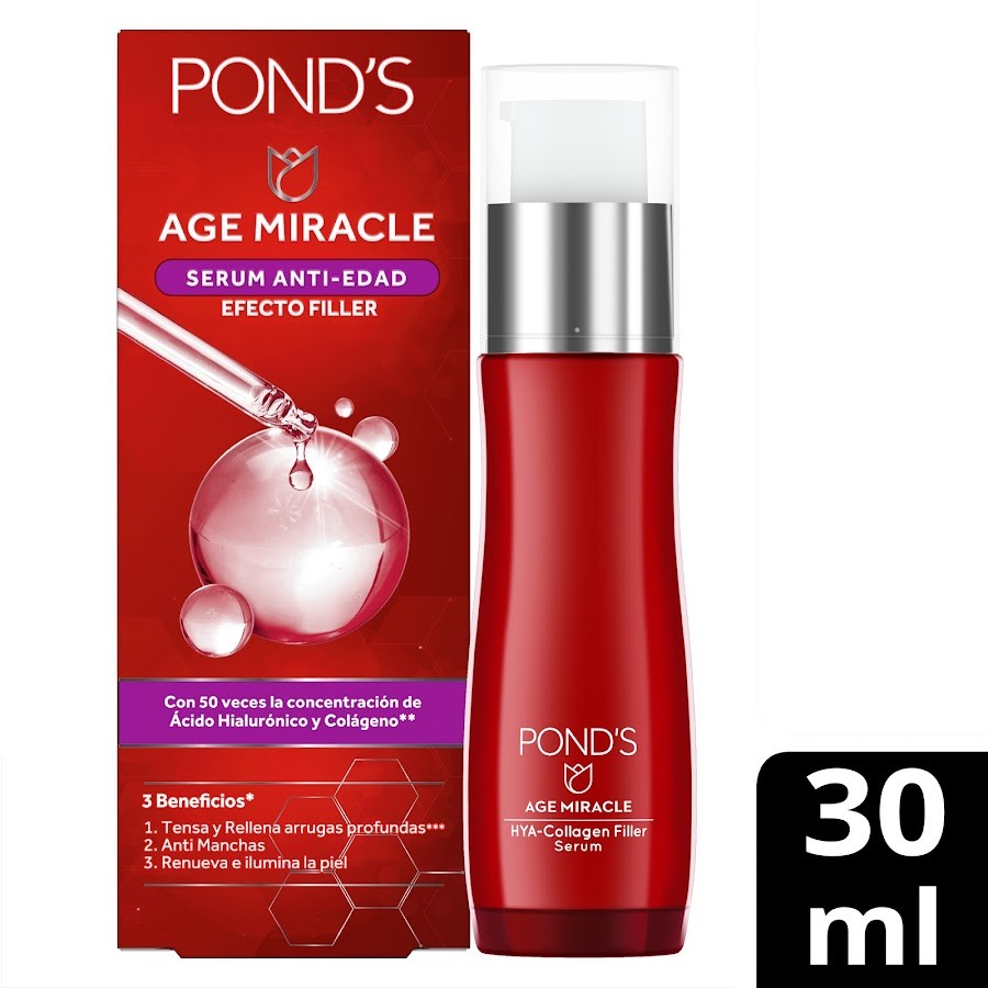 Serum Facial Ponds Age Miracle Anti - Edad x30ml