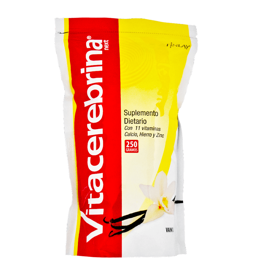 VITACEREBRINA VAINILLA SUPLM.DOY FRASCOX250G. FINLAY VITAMINAS CALCIO