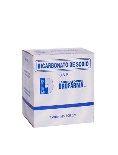 Bicarbonato De Sodio Drofarma Caja X100G.
