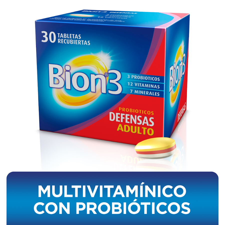 BION3 TABLETAS CAJA X30TAB. MERCK MULTIVITAMÍNICO