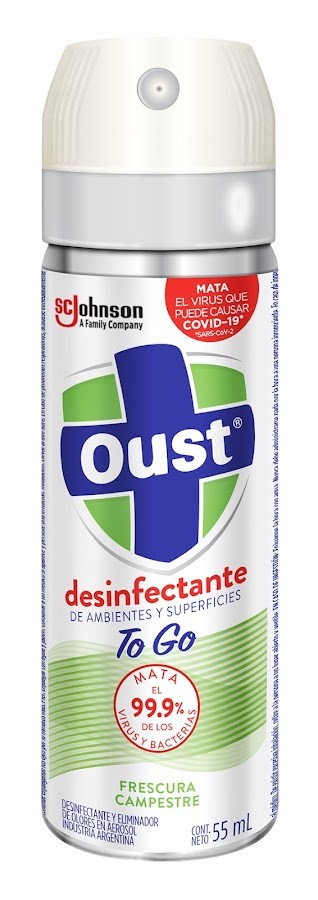 Desinfectante Oust To Go Aerosol x 55ml