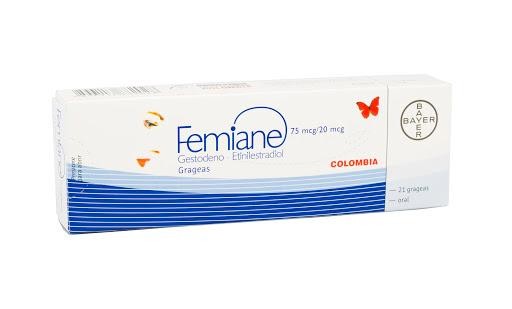 Femiane 75/20Mgrageas Caja X21Grg. Bayer Stodeno Etinilestradiol