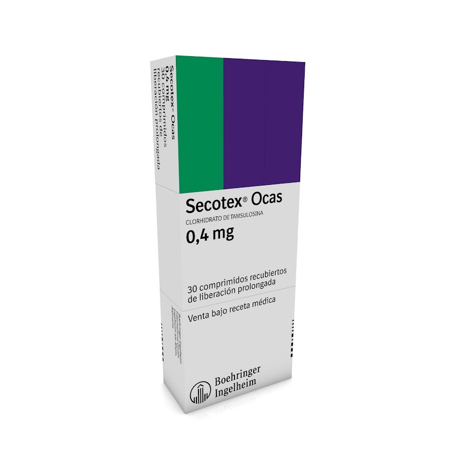 Secotex Ocas 0.4Mg Com. Caj.x30Com. Boehringer Clorhidrato Tamsulosina