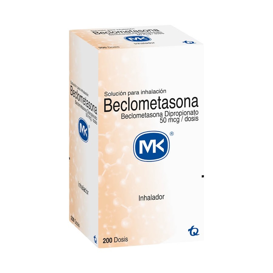 Beclometasona MK 50Mcg Inh. Caja x200Dos. Beclometasona Dipropionato