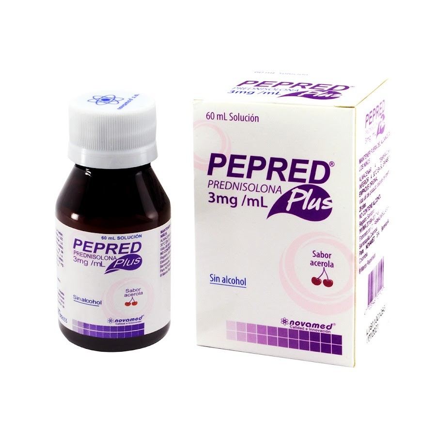 PEPRED PLUS 3MG/3ML. SOLUCIÓN FRASCO X60ML. NOVAMED PREDNISOLONA