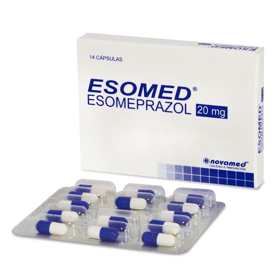Esomed 20Mg Cápsulas Caja x14Cap. Novamed Esomeprazol