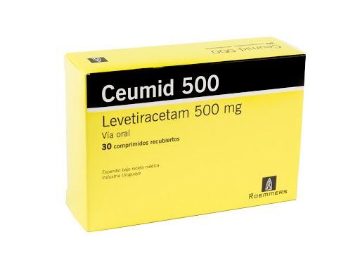 Ceumid 500mg Comprimido Caja x30com. ROEMMERS Levetiracetam