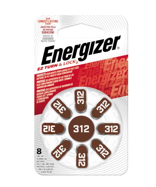 Pila Energizer AZ 312 x 8Und