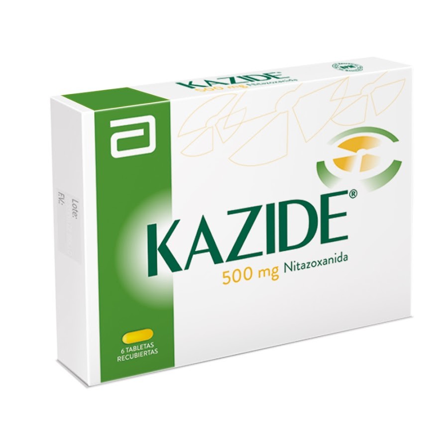 Kazide 500mg Tableta Caja x6tab. Lafrancol Nitazoxanida
