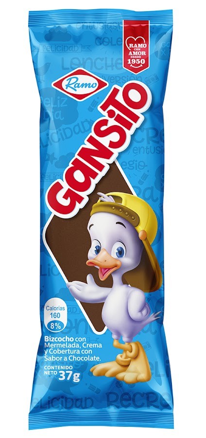 Fracción Ponqué RAMO Gansito x37g
