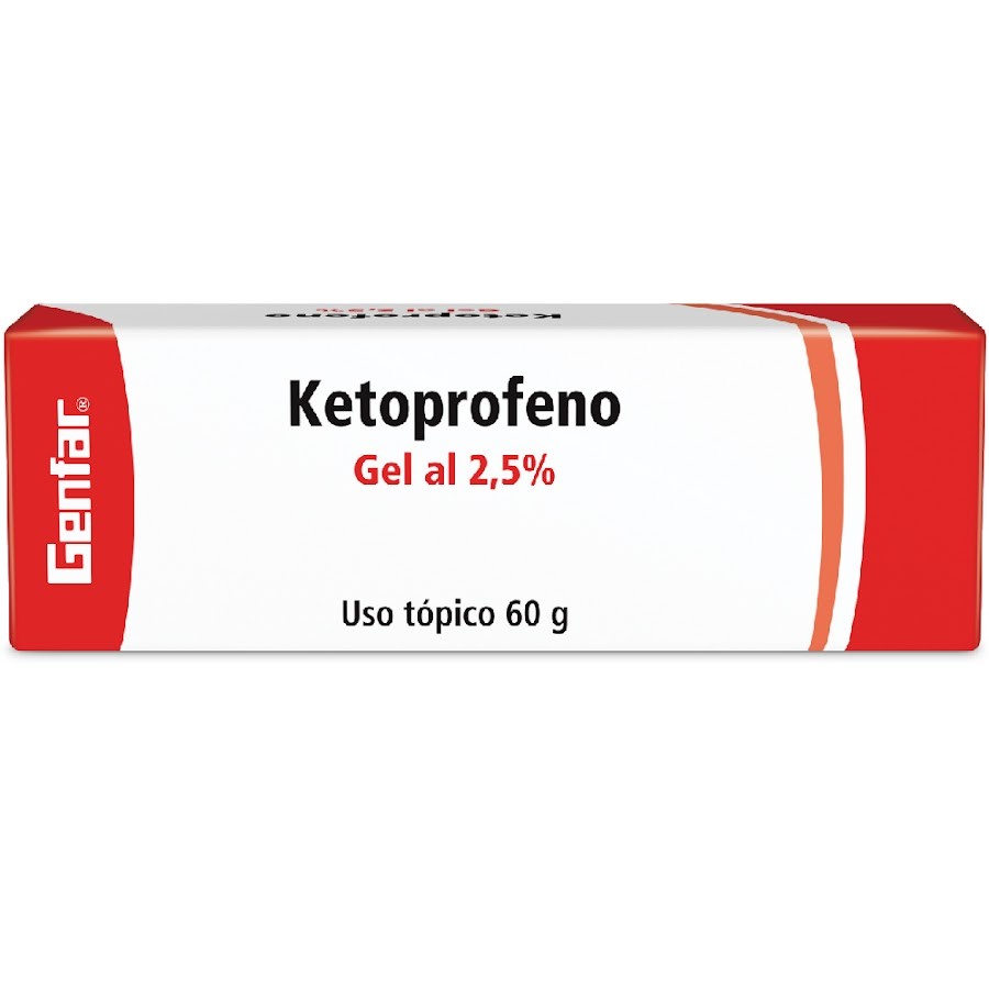 Ketoprofeno Genfar 2.5% Gel Tubo X60G.
