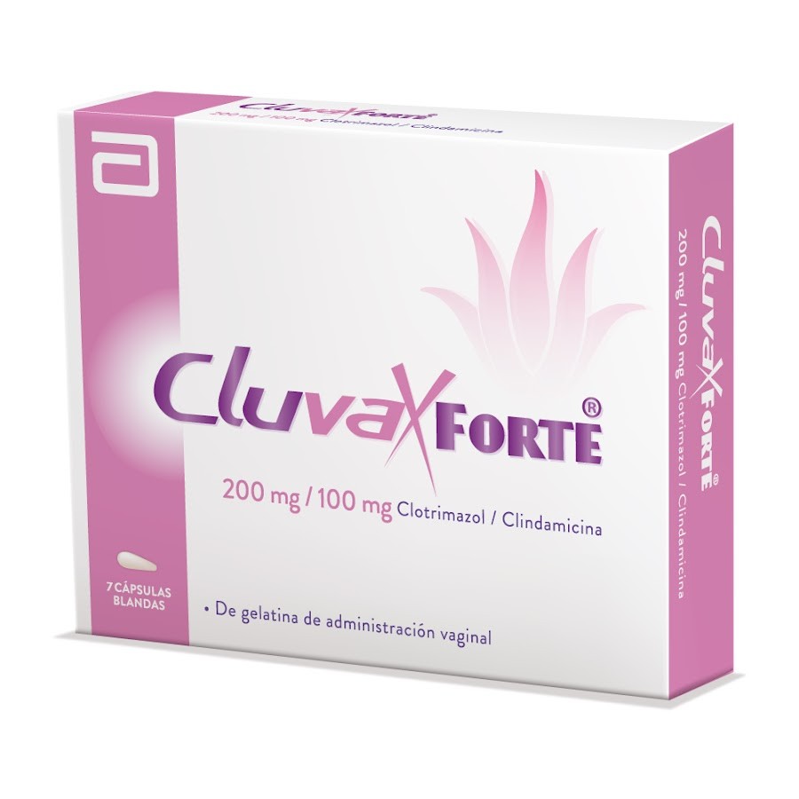 CLUVAX FORTE 200MG CAP.VAG.X7CAP. GYNOPHARM CLOTRIMAZOL CLINDAMICINA